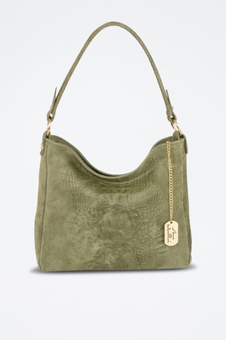 Sac porté épaule en cuir Linda - Vert