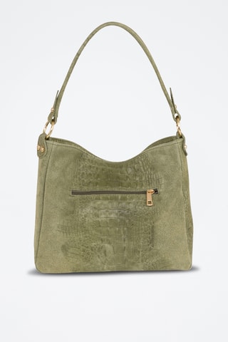 Sac porté épaule en cuir Linda - Vert