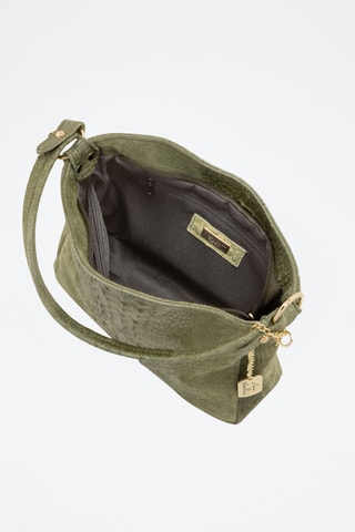 Sac porté épaule en cuir Linda - Vert