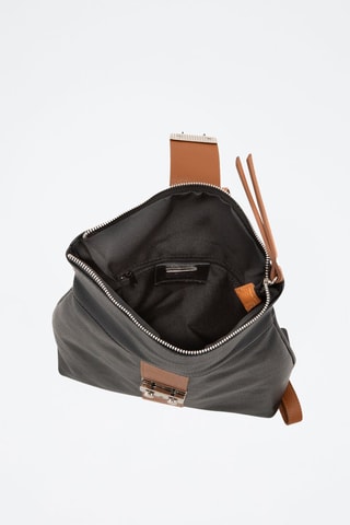 Sac à dos en cuir Azalea - Noir