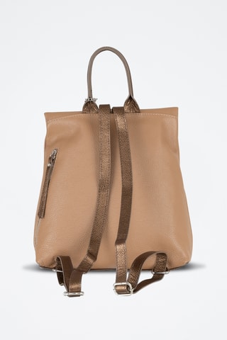 Sac à dos en cuir Azalea - Marron clair