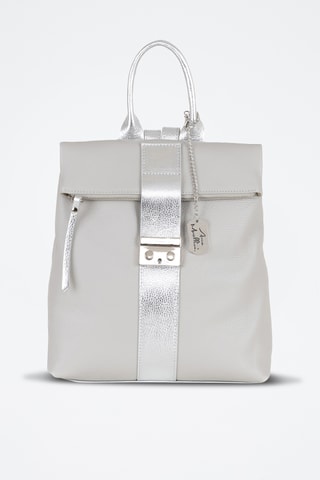 Sac à dos en cuir Azalea - Argenté