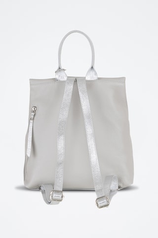Sac à dos en cuir Azalea - Argenté