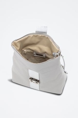 Sac à dos en cuir Azalea - Argenté