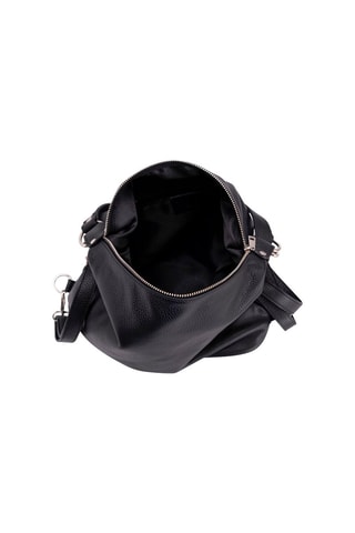 Sac porté épaule en cuir Ylenia - Anna Morellini - Noir