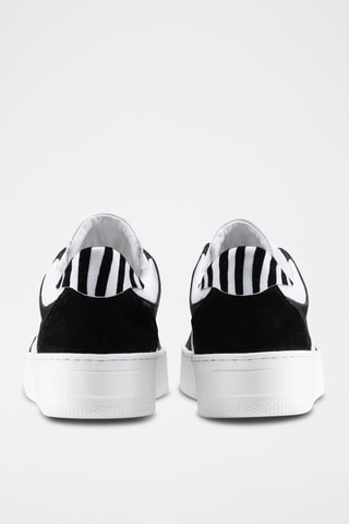 Baskets en cuir Velana - Anna Morellini - Blanc et noir