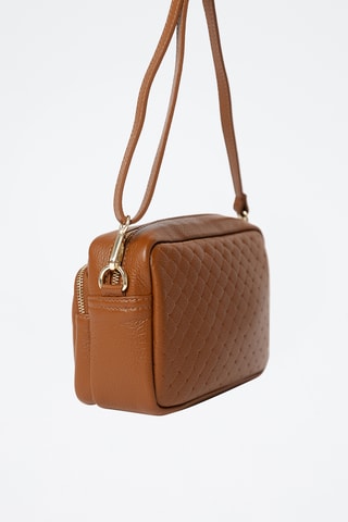 Sac bandoulière en cuir Colomba - Marron