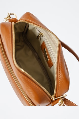 Sac bandoulière en cuir Colomba - Marron