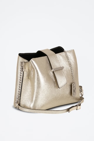 Sac bandoulière en cuir Ciosa - Doré