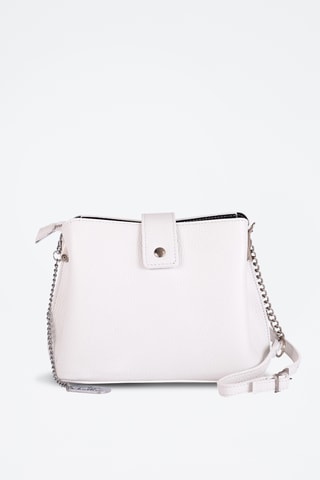 Sac bandoulière en cuir Ciosa - Blanc
