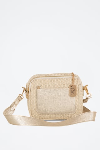 Sac bandoulière en cuir Ilaria - Doré