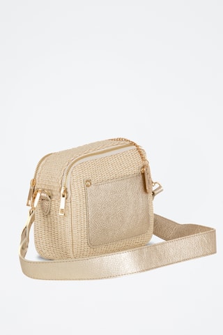 Sac bandoulière en cuir Ilaria - Doré