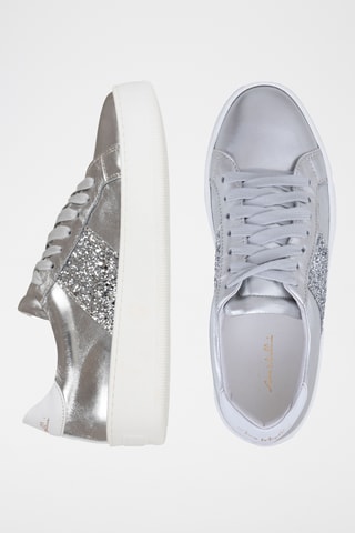 Baskets en cuir Torecia - Argenté