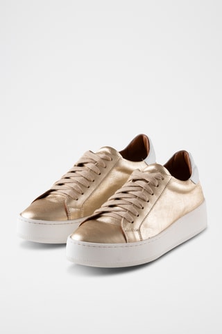 Baskets en cuir Giglia - Doré