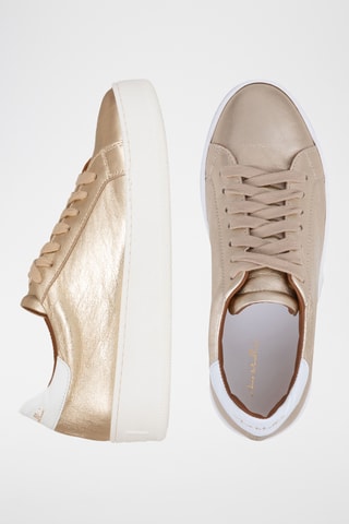 Baskets en cuir Giglia - Doré