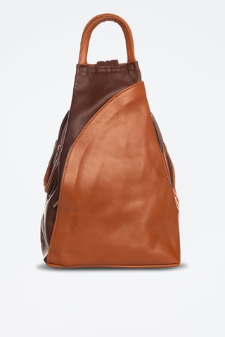 Sac à dos en cuir Novara - Marron