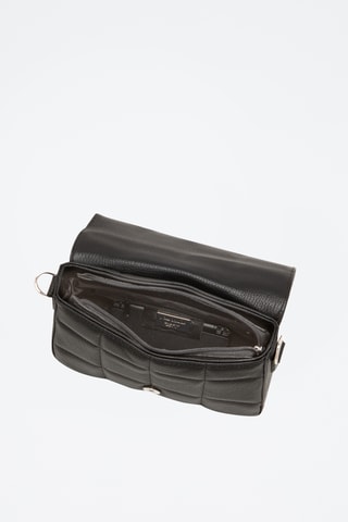 Sac bandoulière en cuir Marzia - Noir