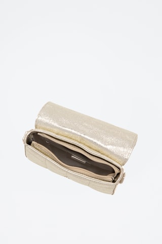 Sac bandoulière en cuir Marzia - Argenté