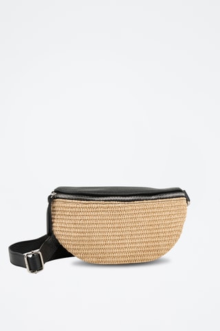 Sac banane en cuir Niccone - Noir