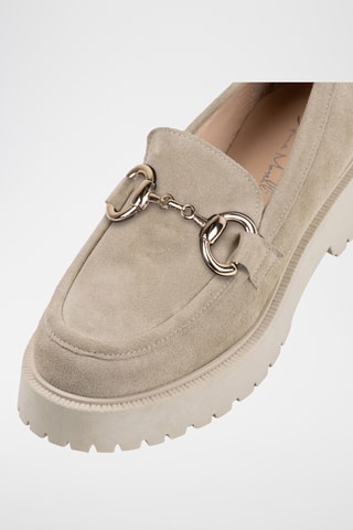 Mocassins en cuir Romarcena - Beige