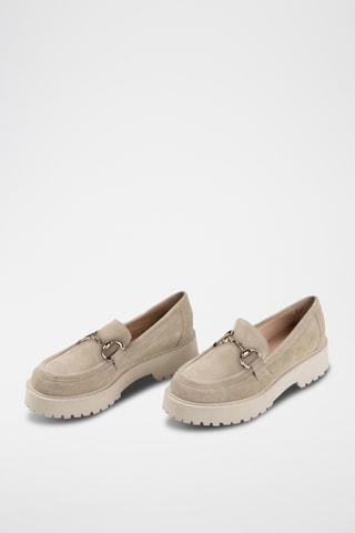 Mocassins en cuir Romarcena - Beige