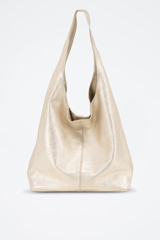 Sac à main en cuir Terracina - Argenté