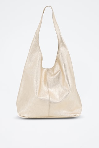 Sac à main en cuir Terracina - Argenté