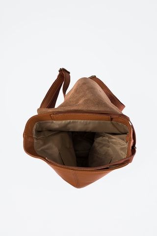 Sac à dos en cuir Montichiari - Marron