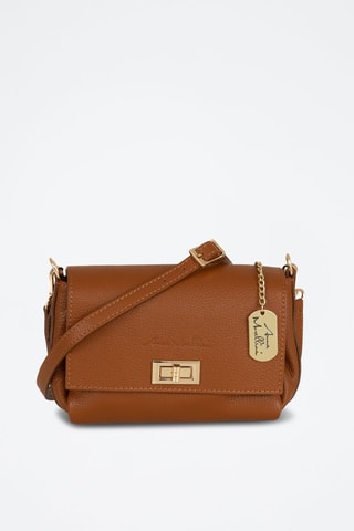 Sac bandoulière en cuir Matalia - Marron