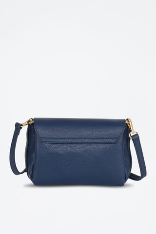 Sac bandoulière en cuir Matalia - Bleu