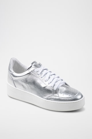 Baskets en cuir Meliatelia - Argenté