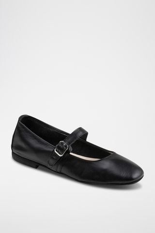 Babies en cuir Ippolica - Noir