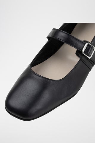 Babies en cuir Ippolica - Noir