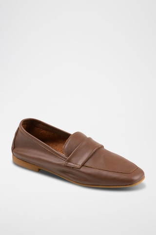 Mocassins en cuir Lucredella - Marron