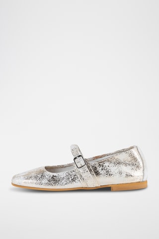 Babies en cuir Grenevelia - Argenté