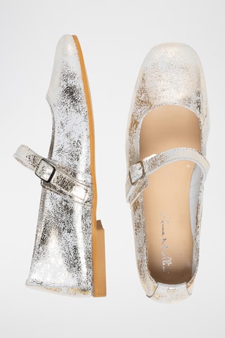 Babies en cuir Grenevelia - Argenté