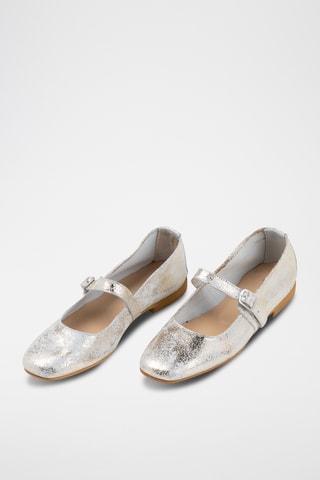 Babies en cuir Grenevelia - Argenté