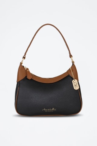 Sac porté épaule en cuir Sabbatina - Noir