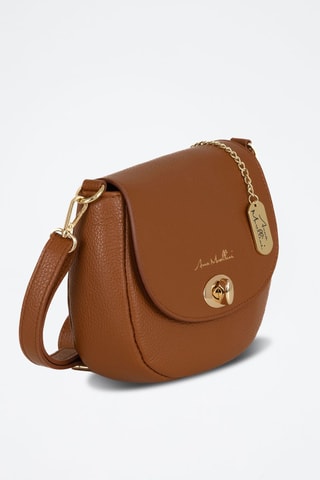 Sac bandoulière en cuir Iseppa - Marron