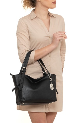 Cabas en cuir Electra - Anna Morellini - Noir