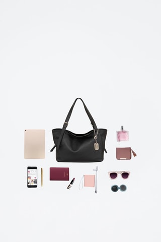 Cabas en cuir Electra - Anna Morellini - Noir