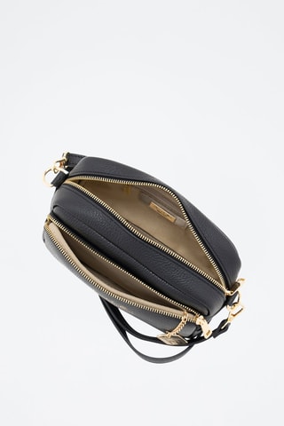 Sac bandoulière en cuir Tabita - Noir