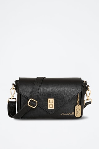 Sac bandoulière en cuir Terina - Noir