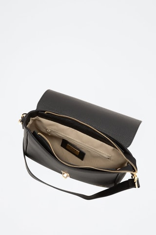 Sac bandoulière en cuir Terina - Noir