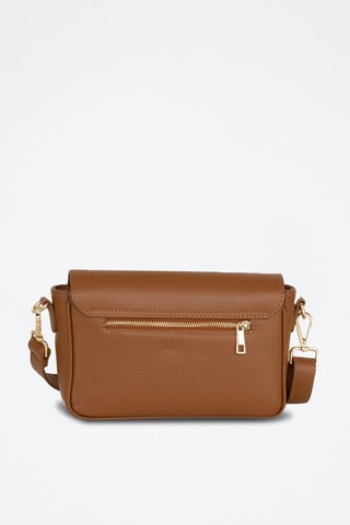 Sac bandoulière en cuir Terina - Marron