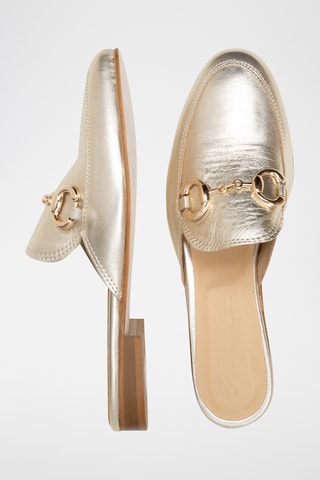 Mules en cuir Giulisa - Anna Morellini - Argenté