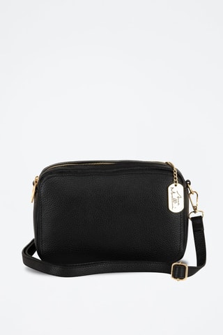 Sac bandoulière en cuir Pippa - Noir
