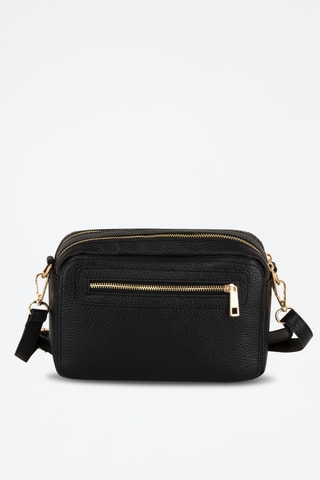 Sac bandoulière en cuir Pippa - Noir