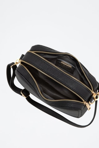 Sac bandoulière en cuir Pippa - Noir