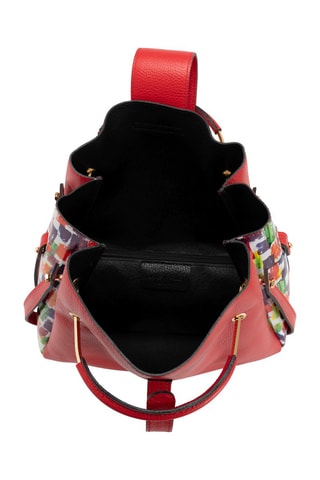 Sac à main en cuir Anna Signature \#016 - Anna Morellini - Rouge